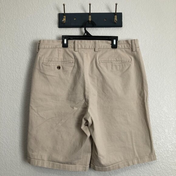 Old Navy Ultimate Slim Khaki Cotton Shorts Men's 36 Casual Built-In Flex GUC - Picture 8 of 8